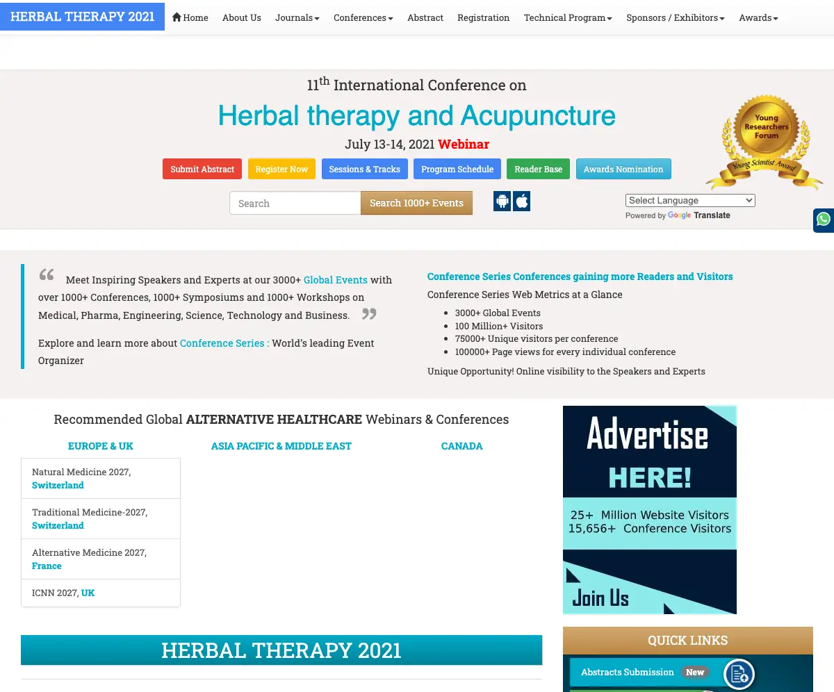 11th International Conference on Herbal therapy and Acupuncture
