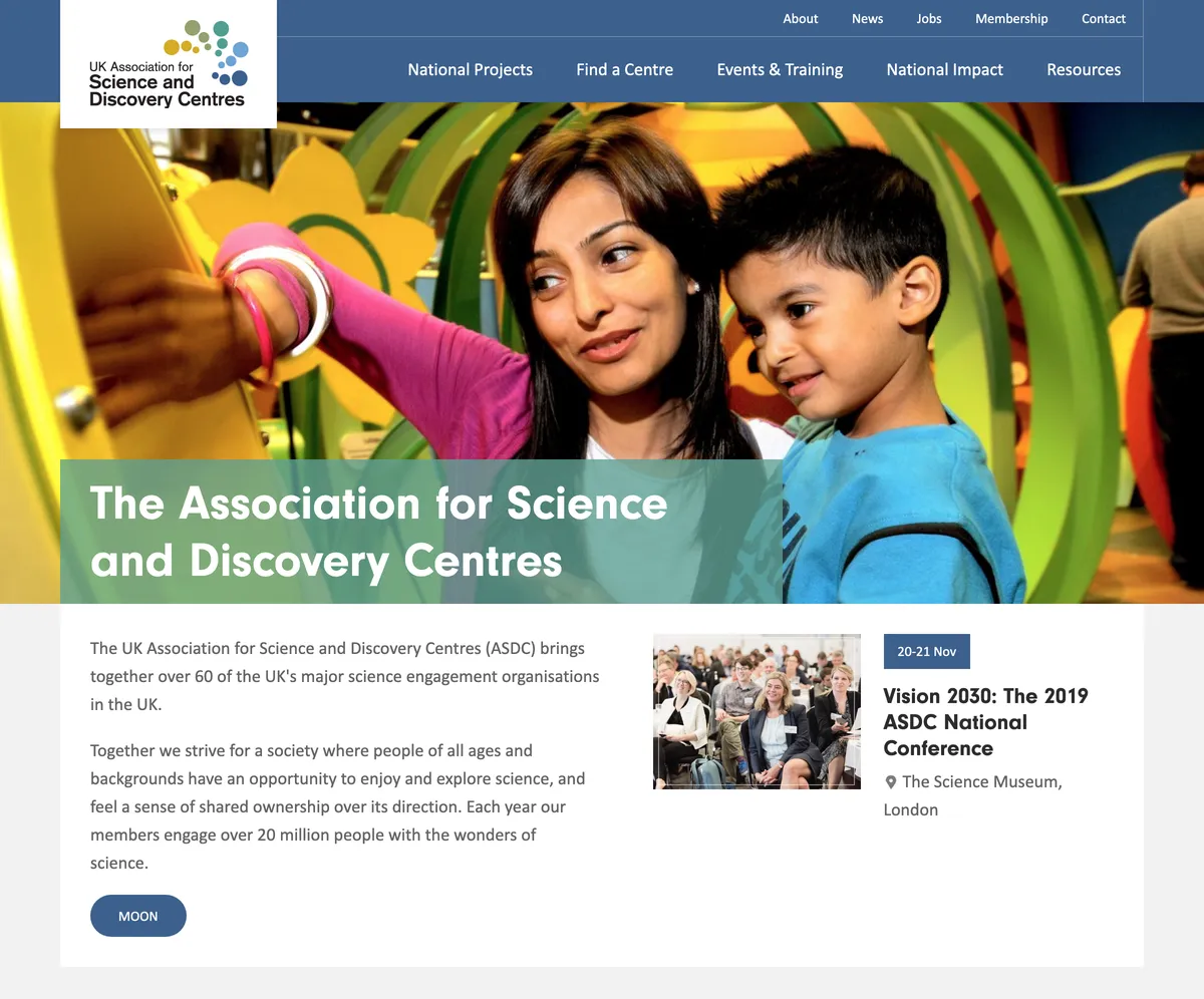 The Association for Science and Discovery Centres