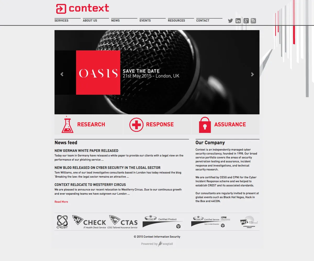 Context Information Security