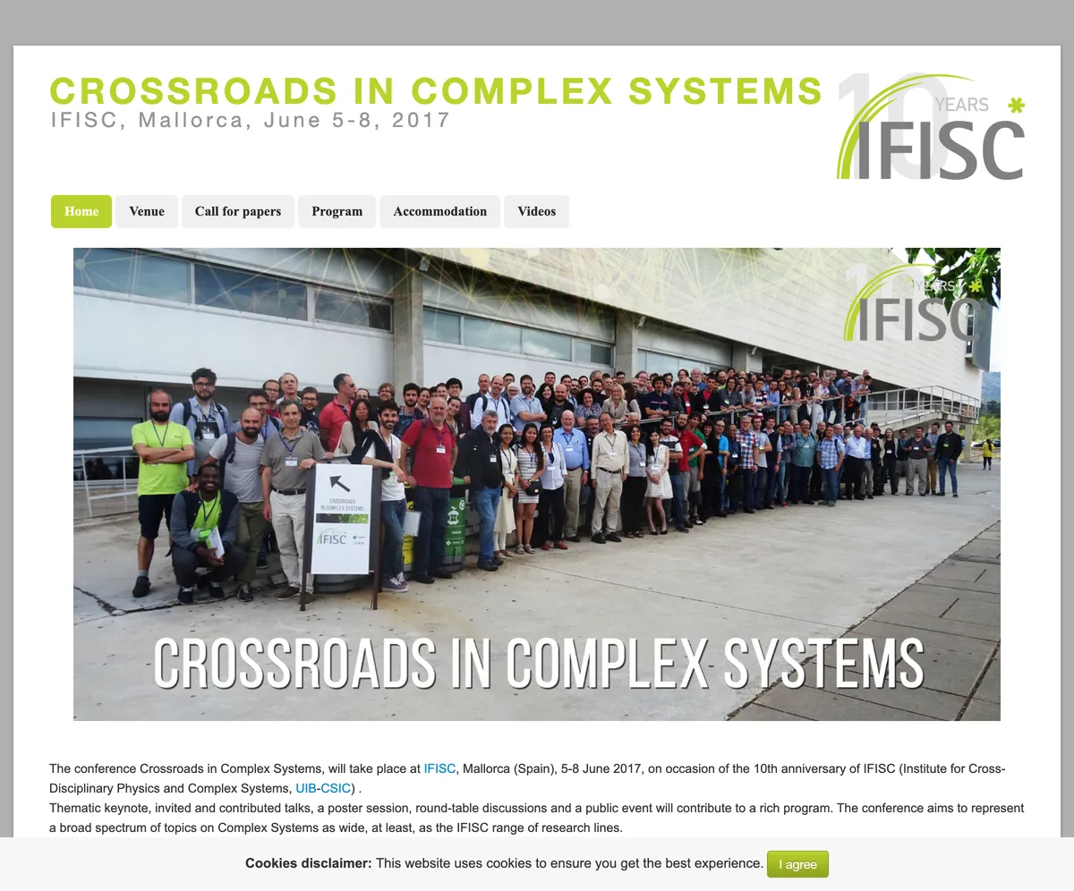 Crossroads in Complex Systems Conference