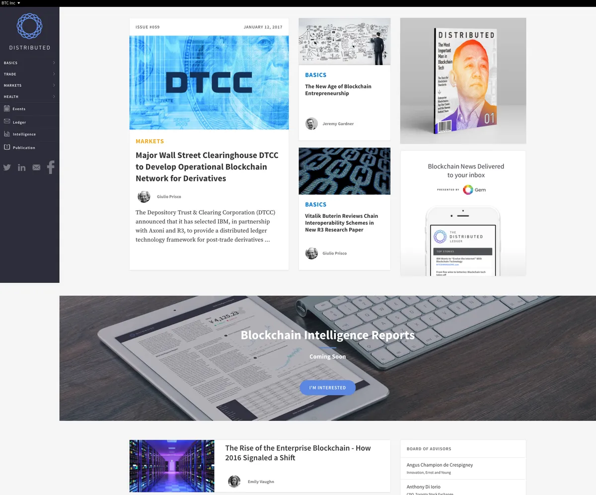 Distributed - Blockchain Insights