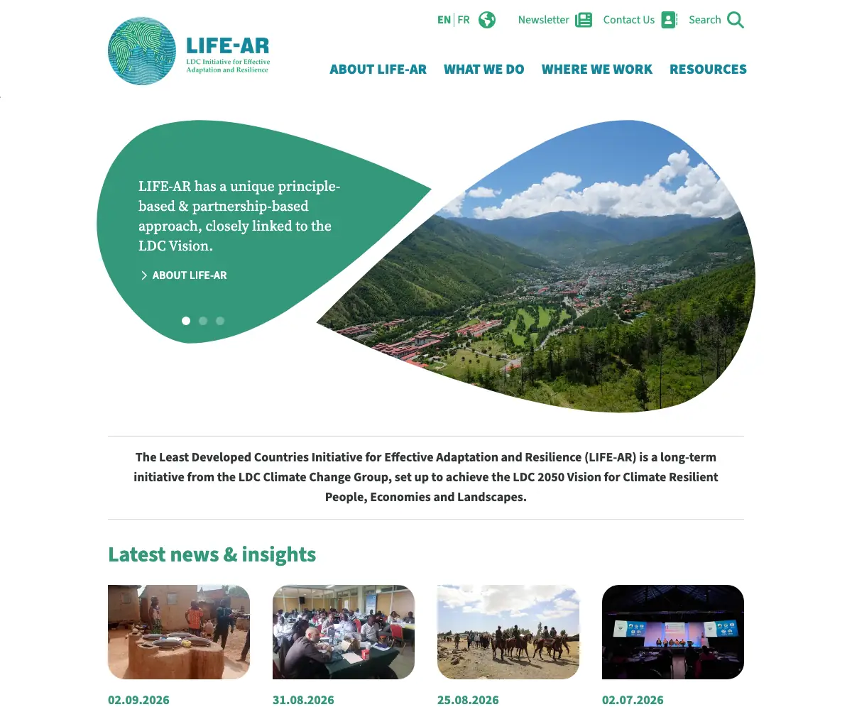 LIFE AR (The Least Developed Countries Initiative for Effective Adaptation and Resilience)