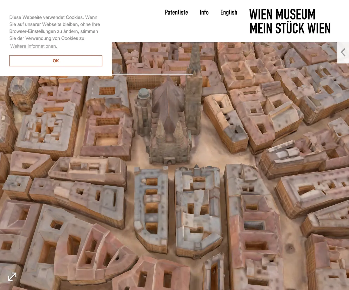 Mein Stück Wien Fundraising Website
