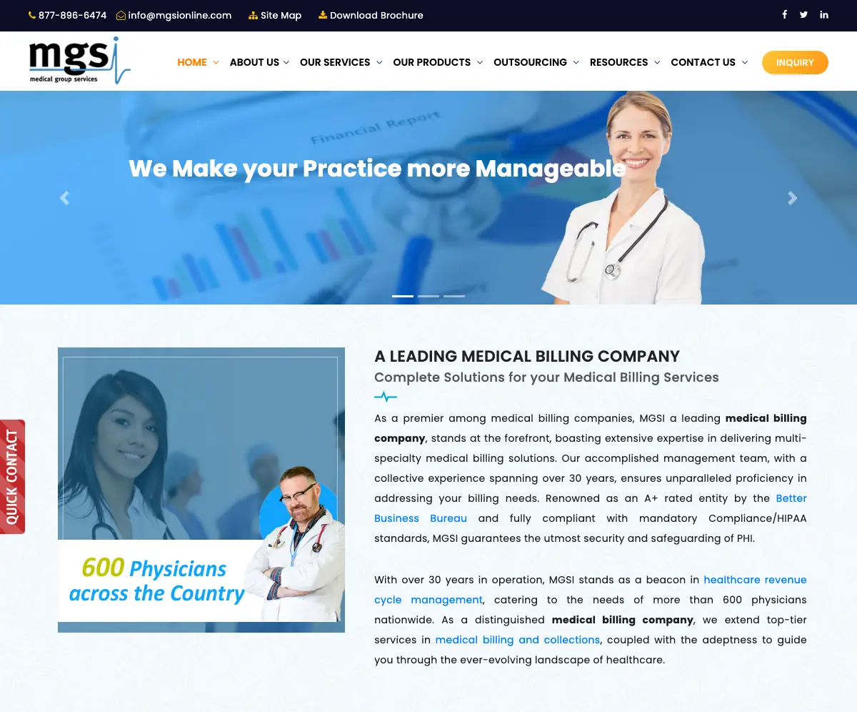 MGSI, LLC (Medical Group Services)