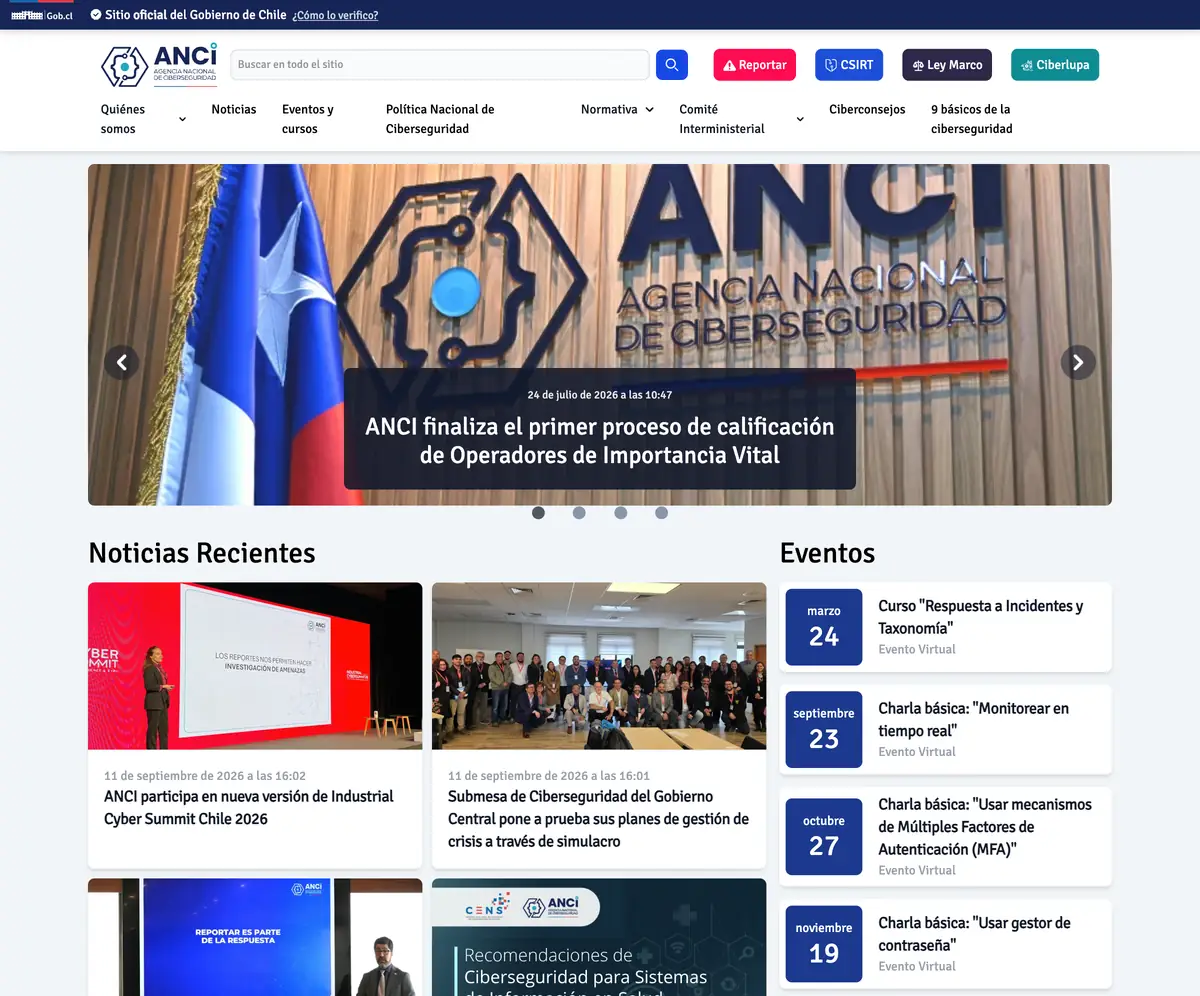 National Cybersecurity Agency of Chile (ANCI)