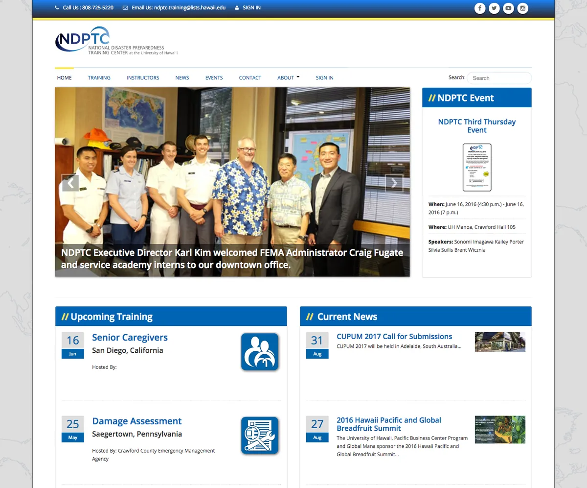National Disaster Preparedness Training Center