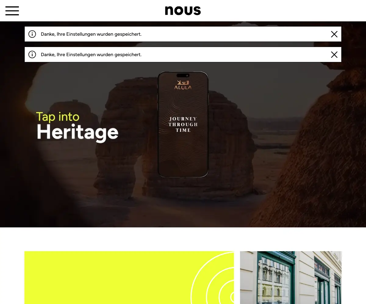 NOUS Website
