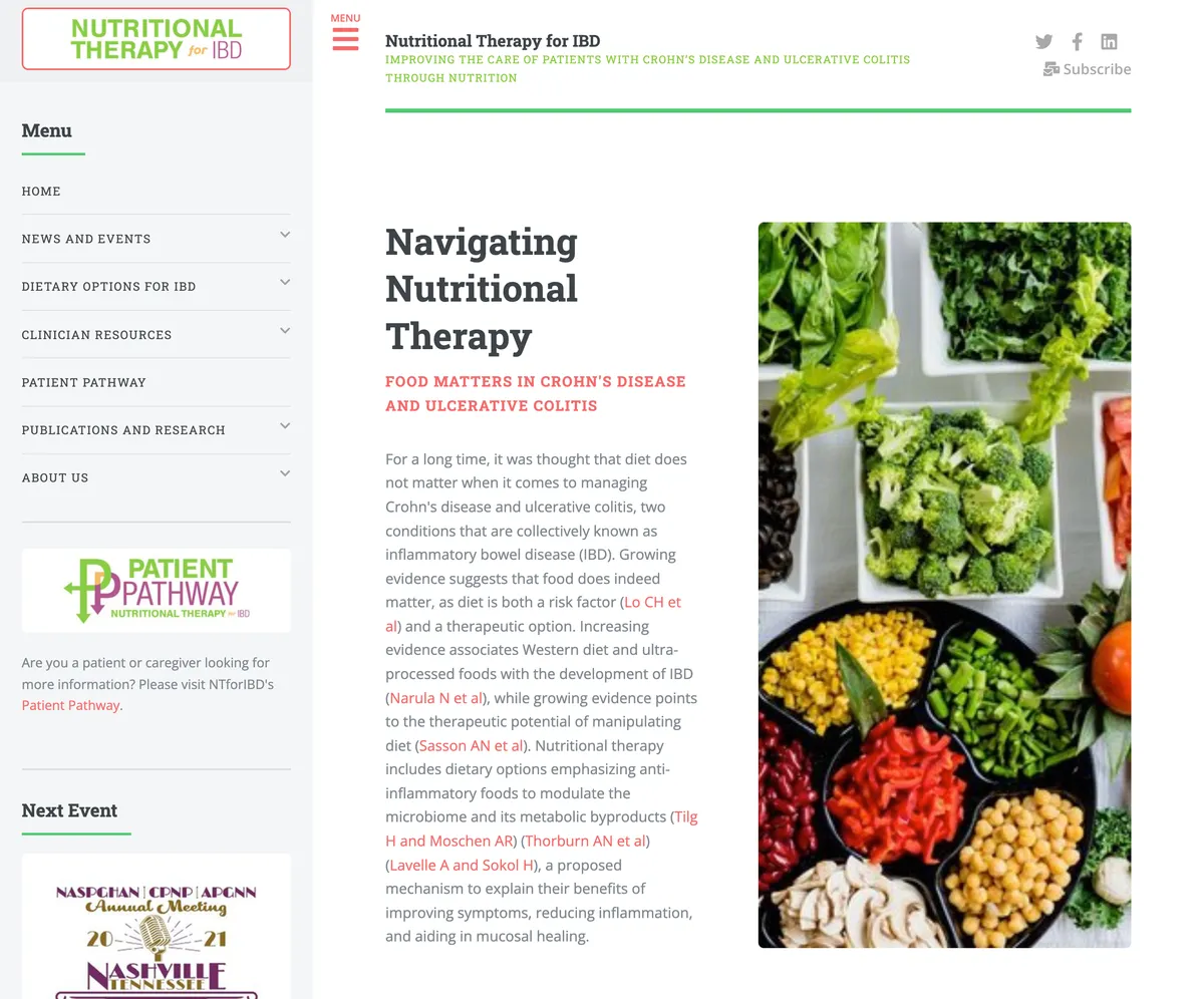 Nutritional Therapy for IBD