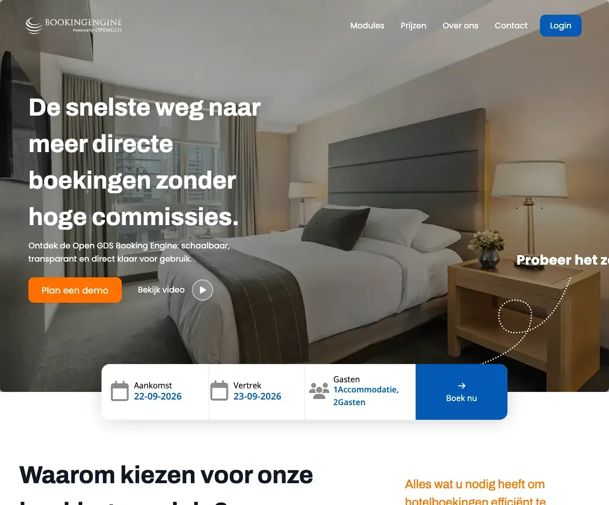 Open GDS Bookingengine
