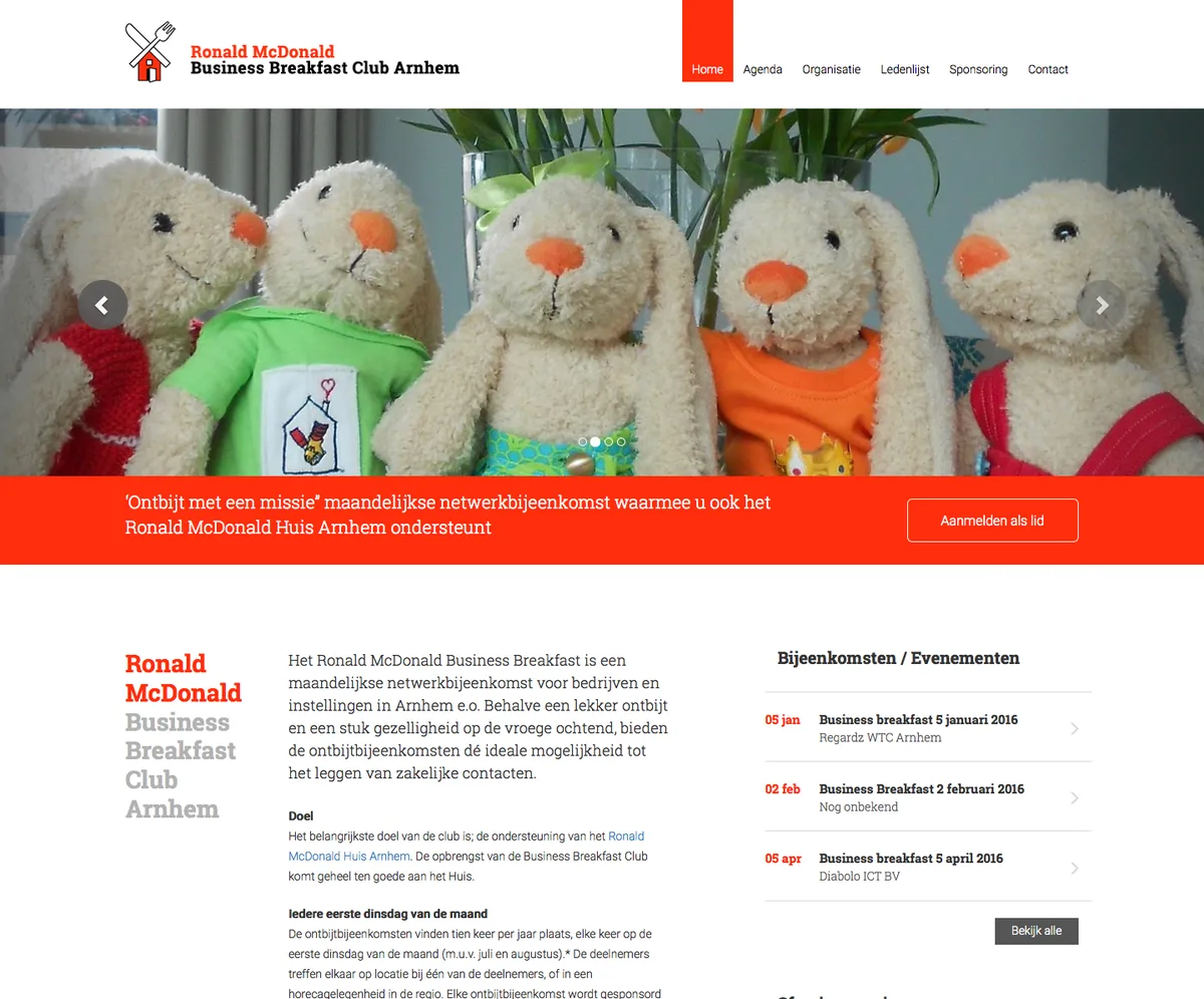 Ronald McDonald Business Breakfast Club Arnhem