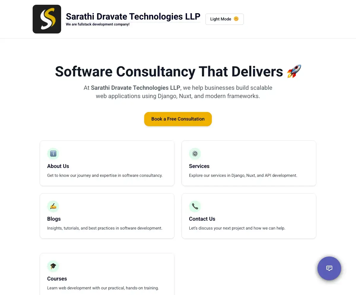 Sarathi Dravate Technologies LLP