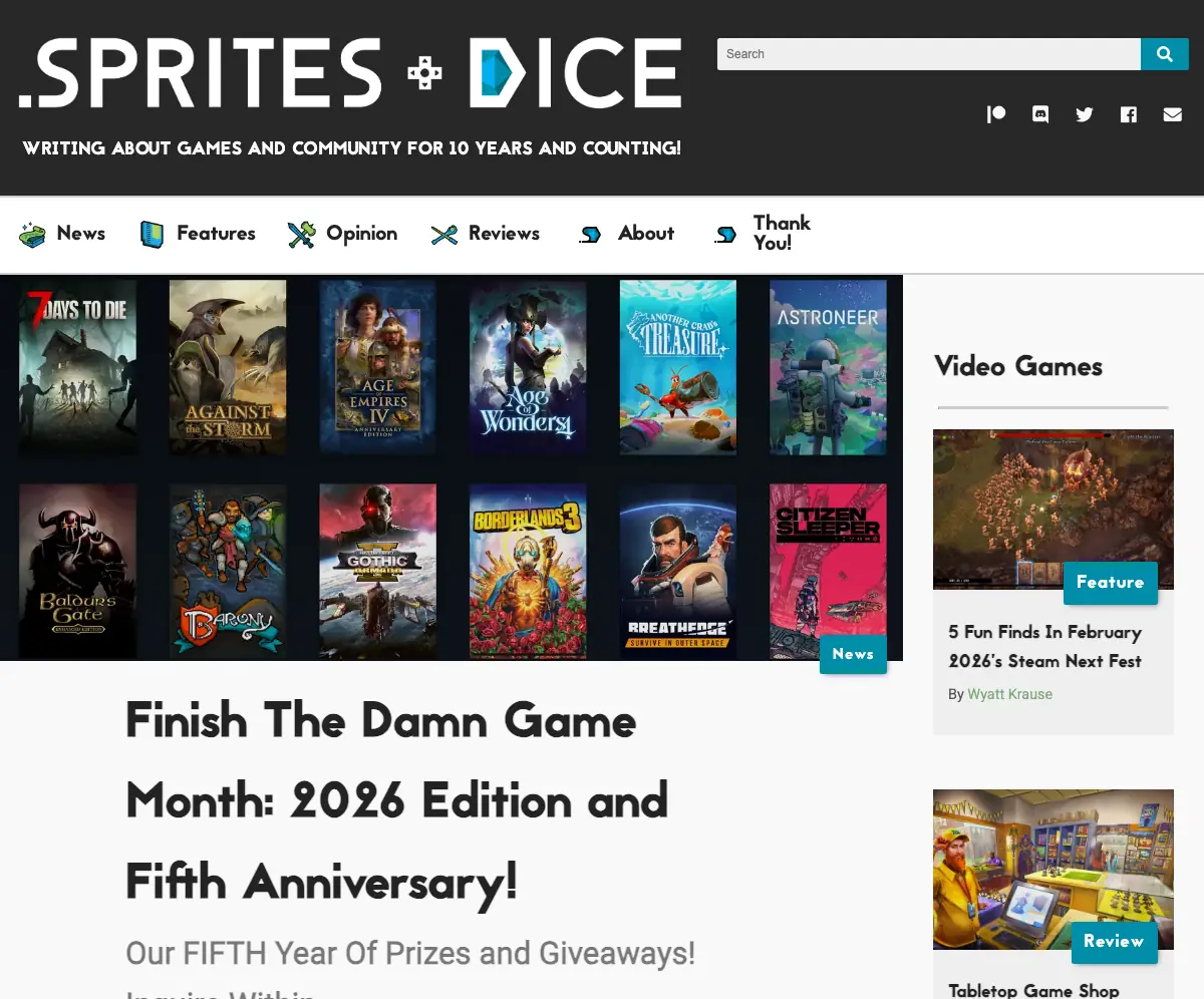 Sprites and Dice