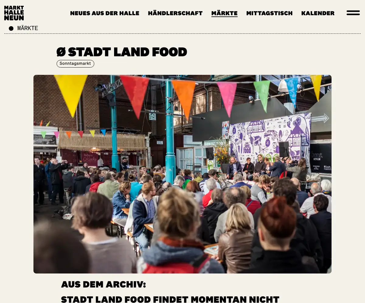Stadt Land Food