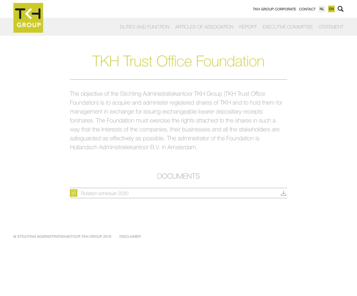 TKH Trust Office Foundation