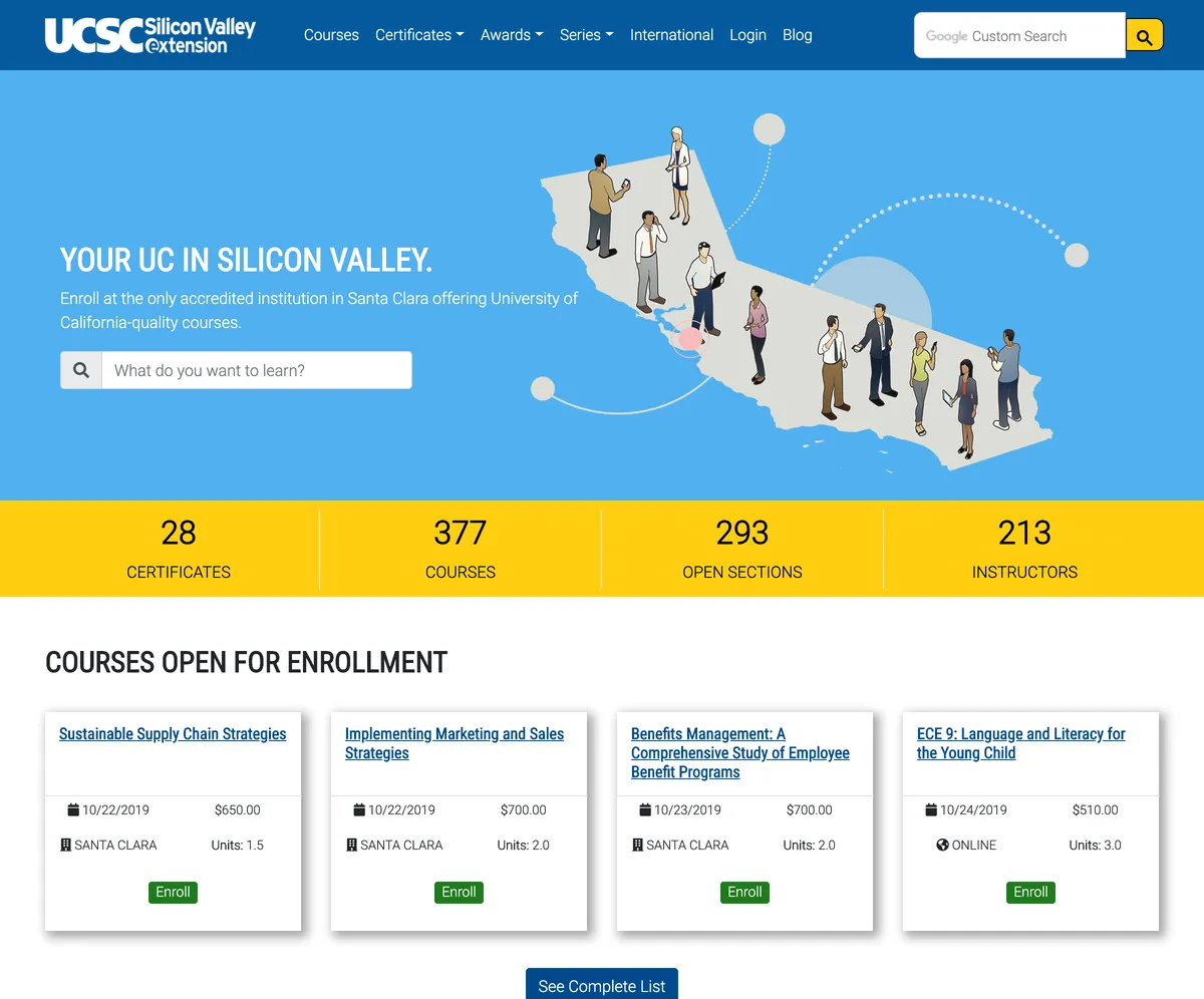 University of California, Santa Cruz Silicon Valley Extension