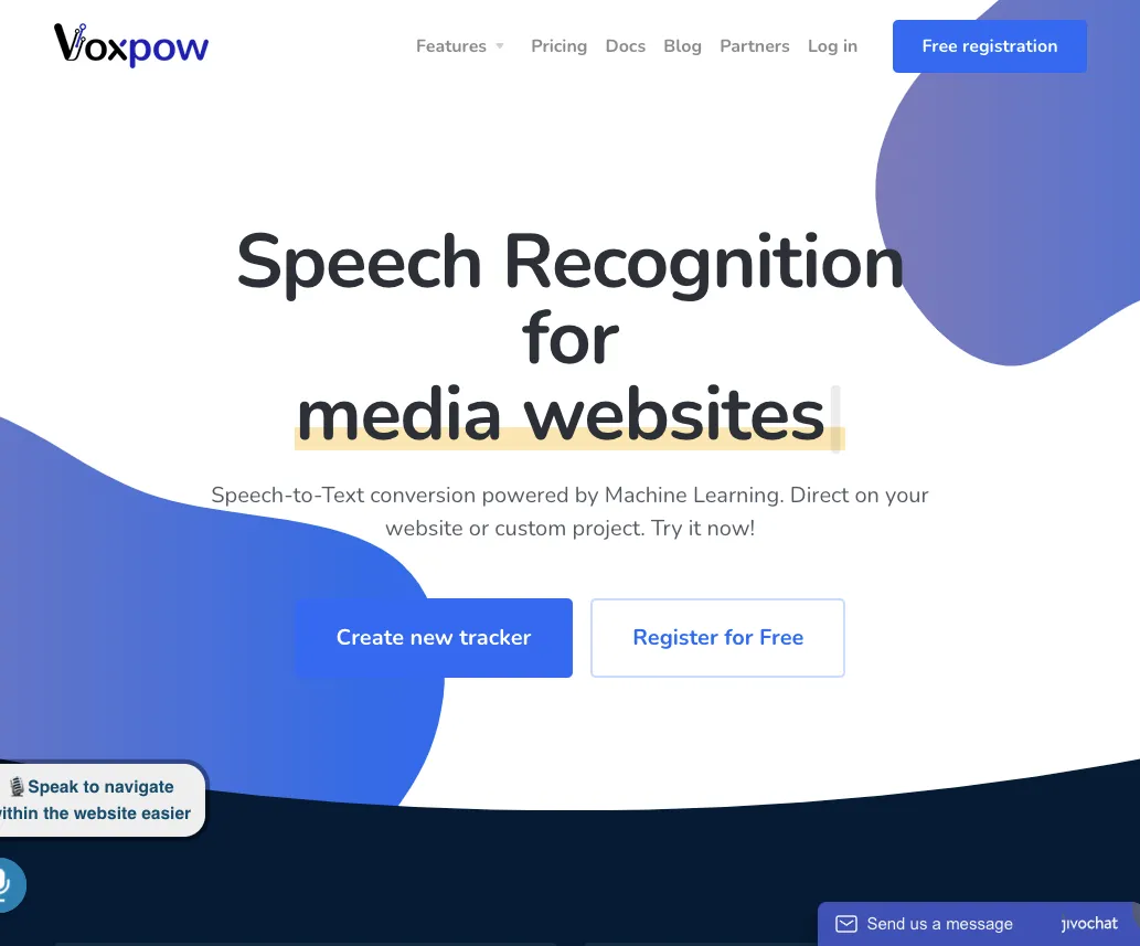 Voxpow ‚Äî Speech Recognition tool for your site