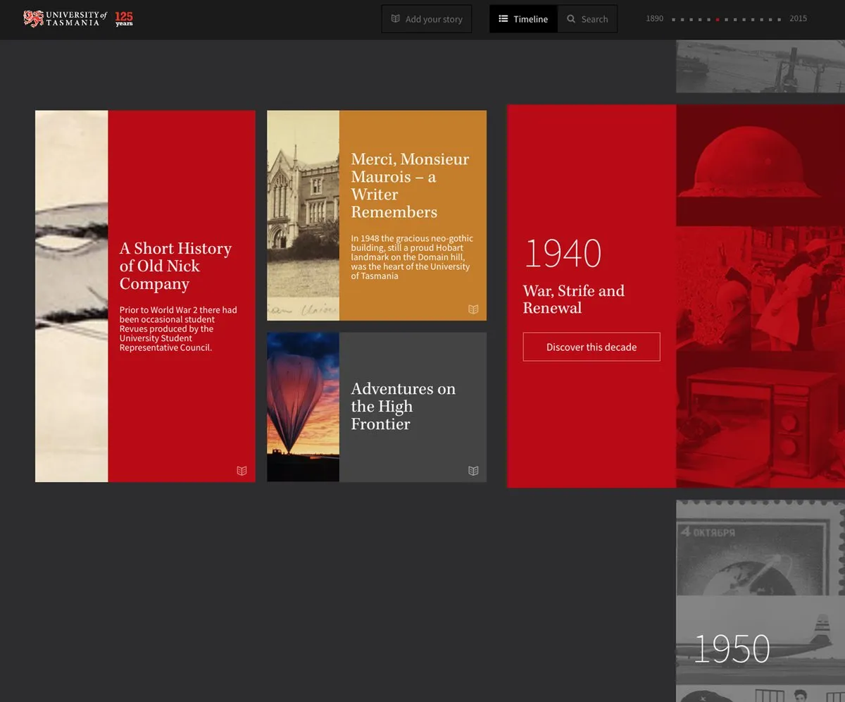 University of Tasmania 125 years