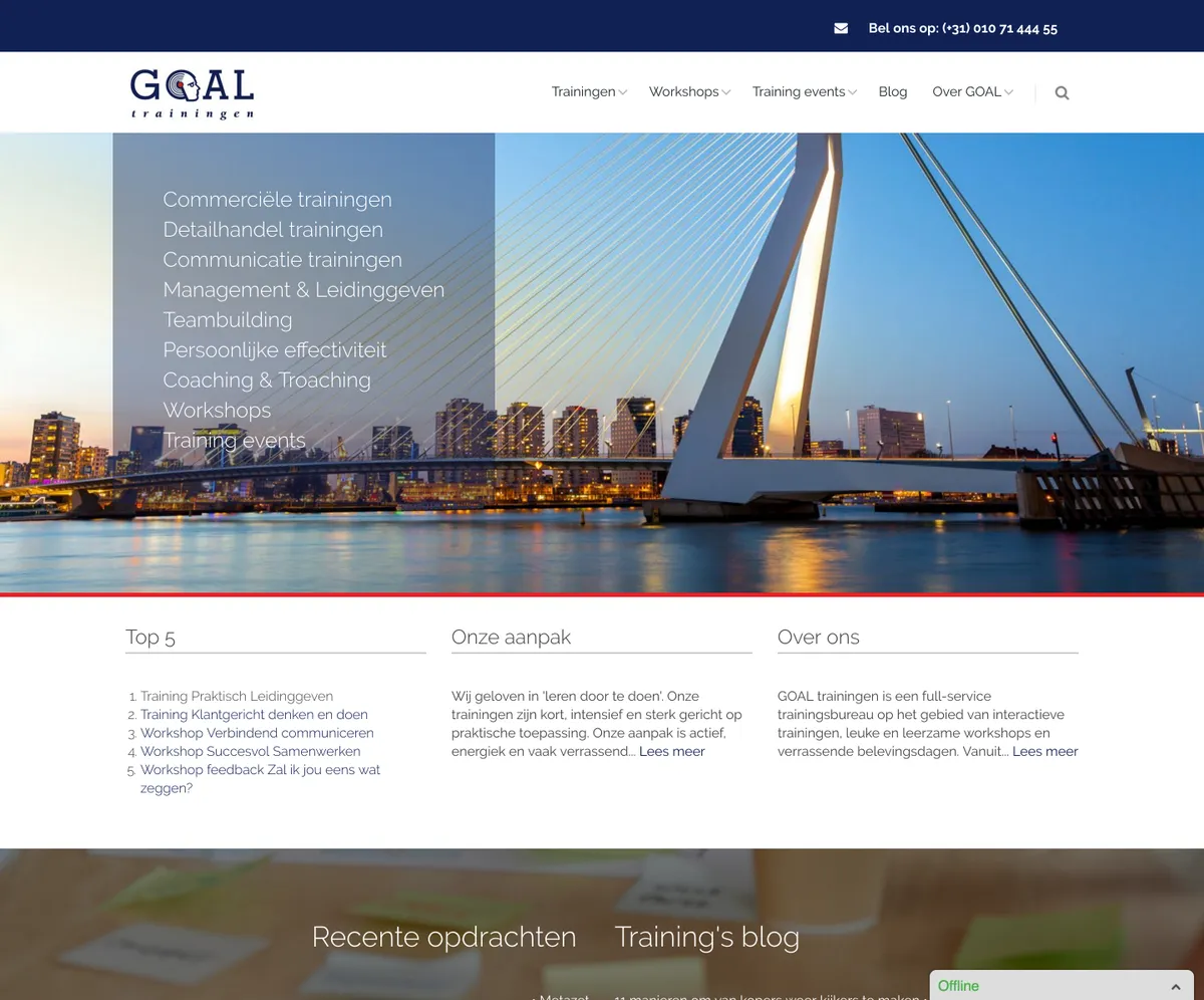 Goaltrainingen Rotterdam the Netherlands