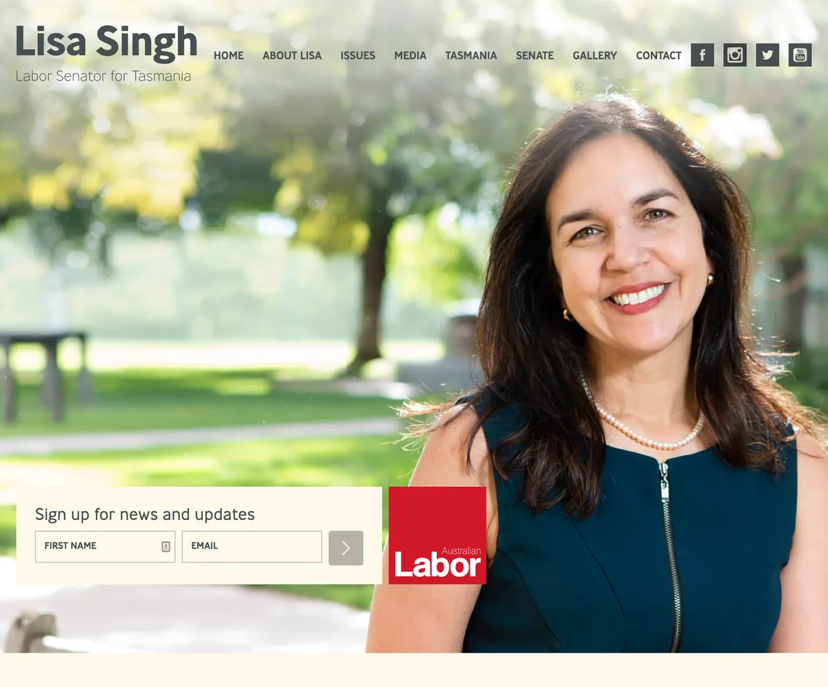 Lisa Singh: Senator for Tasmania