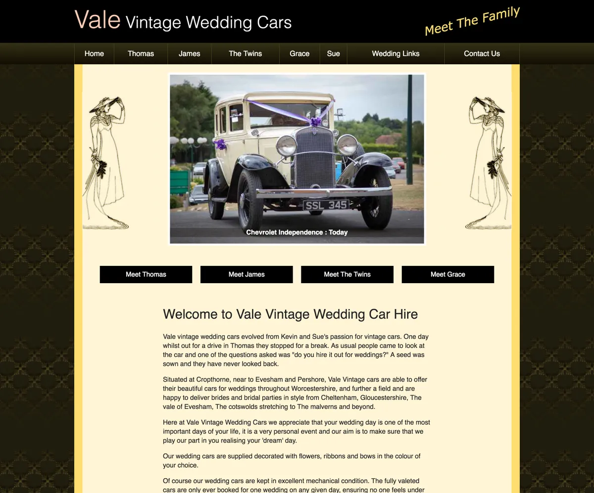 Vale Vintage Wedding Cars