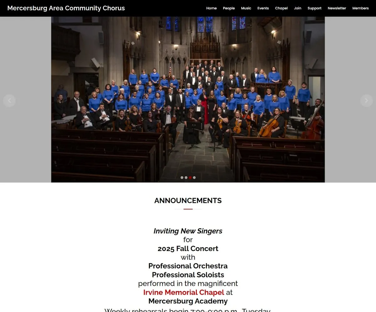 Mercersburg Area Community Chorus