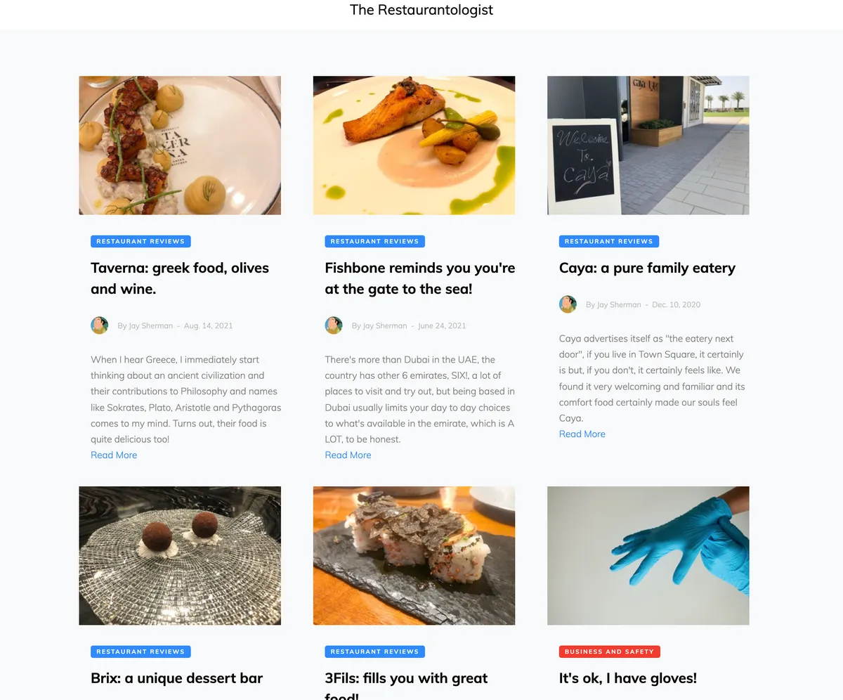 The Restaurantologist